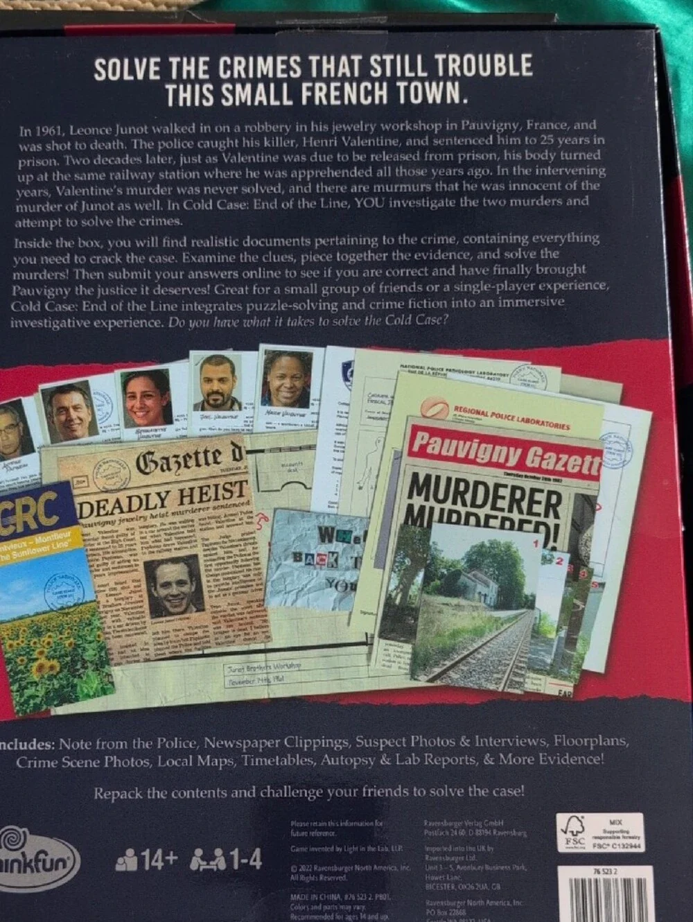 Cold Case: End of the Line Murder Mystery Case